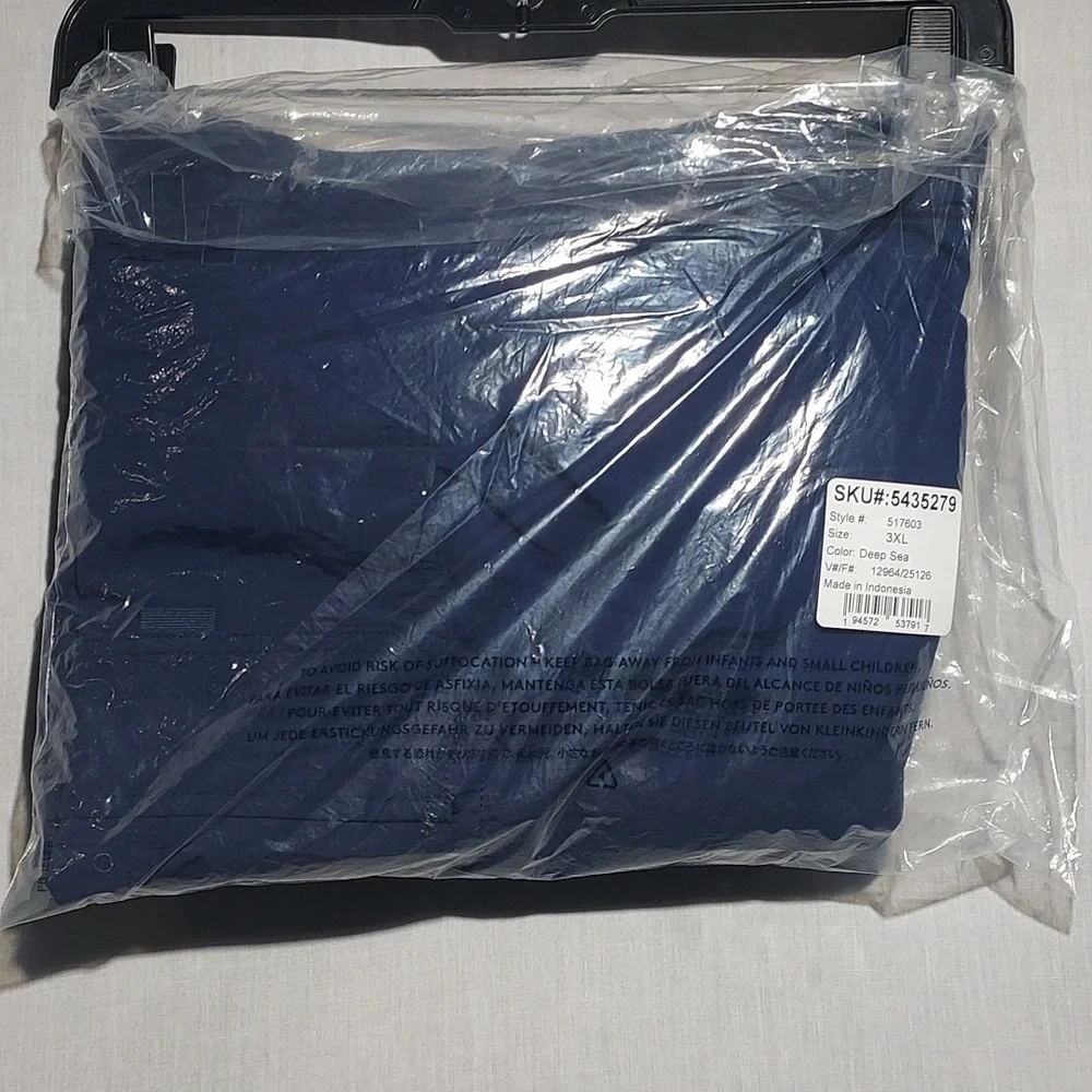 NEW Lands End Belted Lined Cargo Swim Trunks Mens‎ Size 3XL